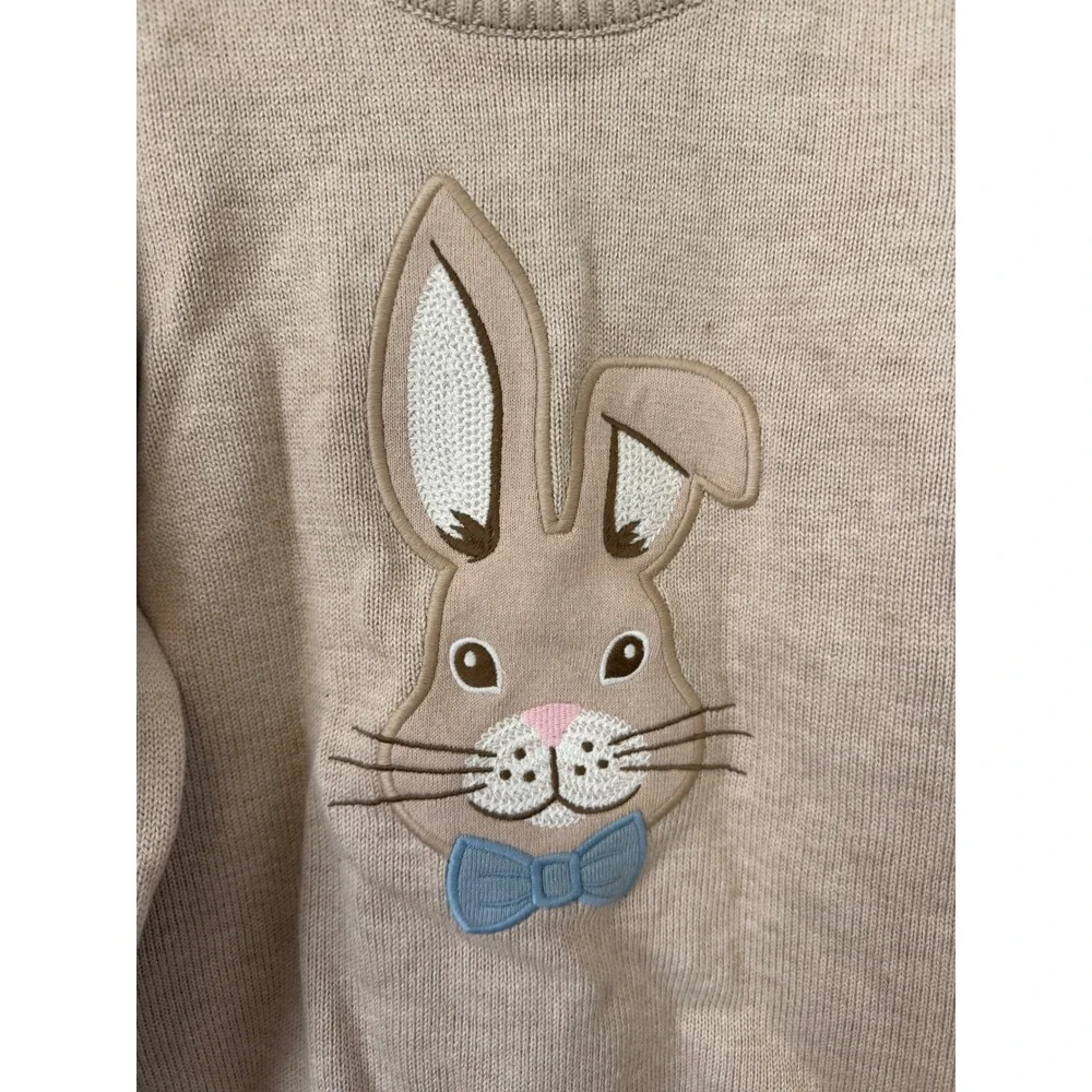 Gymboree Little Boys Easter Bunny Sweater – Tan – Size‎ 8 – NWT